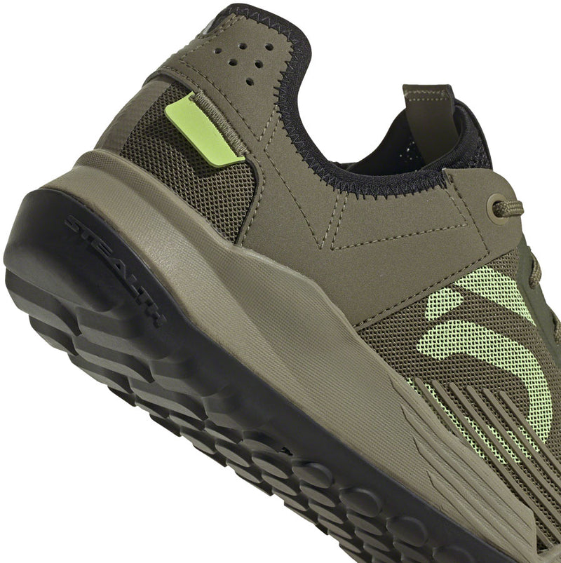Load image into Gallery viewer, Five Ten Trailcross LT Flat Shoes - Men&#39;s, Focus Olive/Pulse Lime/Orbit Green, 7.5
