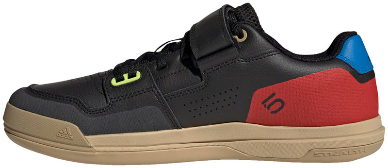 Load image into Gallery viewer, Five Ten Hellcat Mountain Clipless Shoes - Men's, Core Black/Core Black/Red, 13
