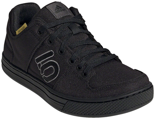 Five-Ten-Freerider-Canvas-Flat-Shoes-Men's-Core-Black-DGH-Solid-Grey-Grey-Five-Core-Black-DGH-Solid-Gray-Gray-Five-8.5-Flat-Pedal-Shoes