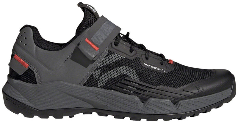 Load image into Gallery viewer, Five Ten Trailcross Mountain Clipless Shoes - Women&#39;s, Core Black/Gray Three/Red, 7.5
