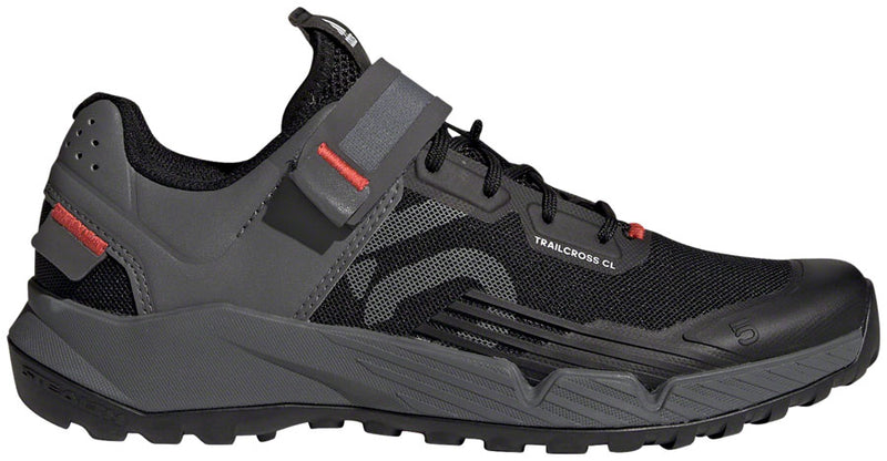 Load image into Gallery viewer, Five Ten Trailcross Mountain Clipless Shoes - Women&#39;s, Core Black/Gray Three/Red, 9
