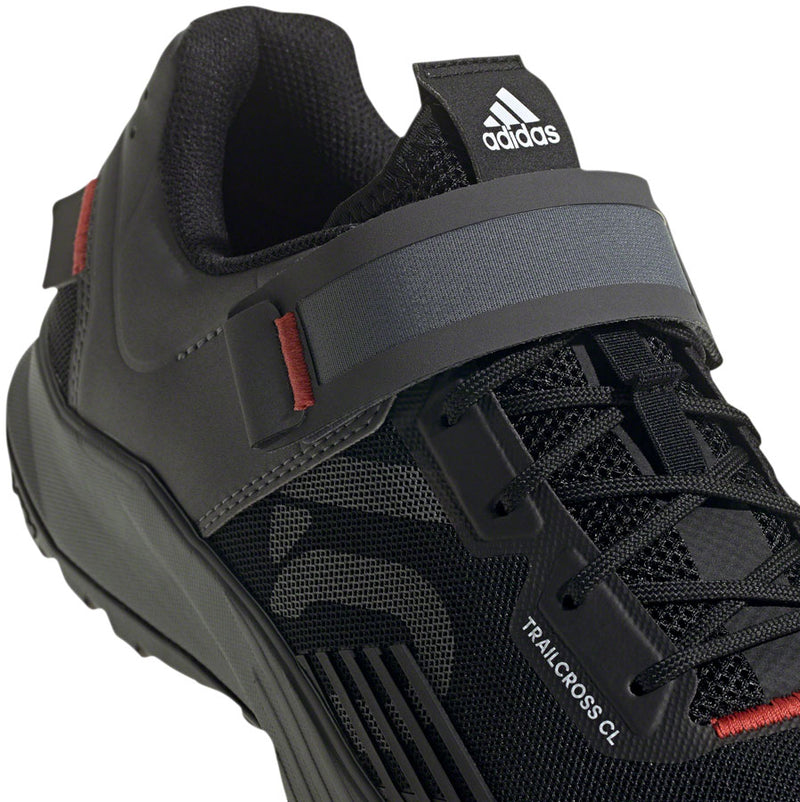 Load image into Gallery viewer, Five Ten Trailcross Mountain Clipless Shoes - Men&#39;s, Core Black/Gray Three/Red, 11
