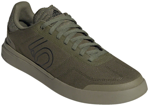 Five-Ten-Sleuth-DLX-Canvas-Flat-Shoes-Men's-Focus-Olive-Core-Black-Pulse-Lime-Focus-Olive-Core-Black-Pulse-Lime-10-Flat-Pedal-Shoes