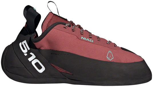 Five Ten Niad Lace Climbing Shoes - Men's, Core Black/Crew Red/Acid Mint, 9.5