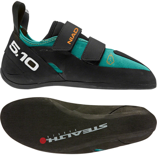 Five Ten Niad VCS Climbing Shoes - Women's, Core Black/Core Black/FTWR White, 7.5