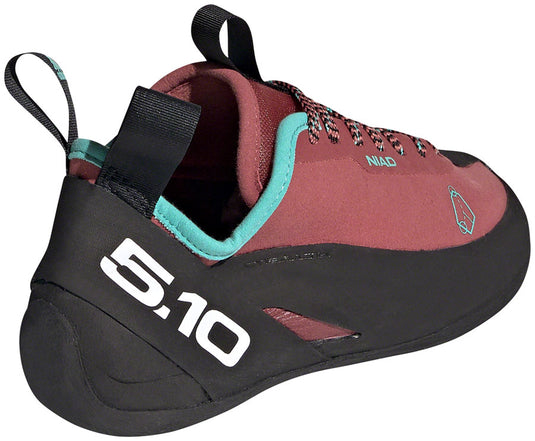 Five Ten Niad Lace Climbing Shoes - Women's, Core Black/Crew Red/Acid Mint, 6.5