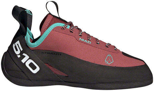 Five Ten Niad Lace Climbing Shoes - Women's, Core Black/Crew Red/Acid Mint, 6.5
