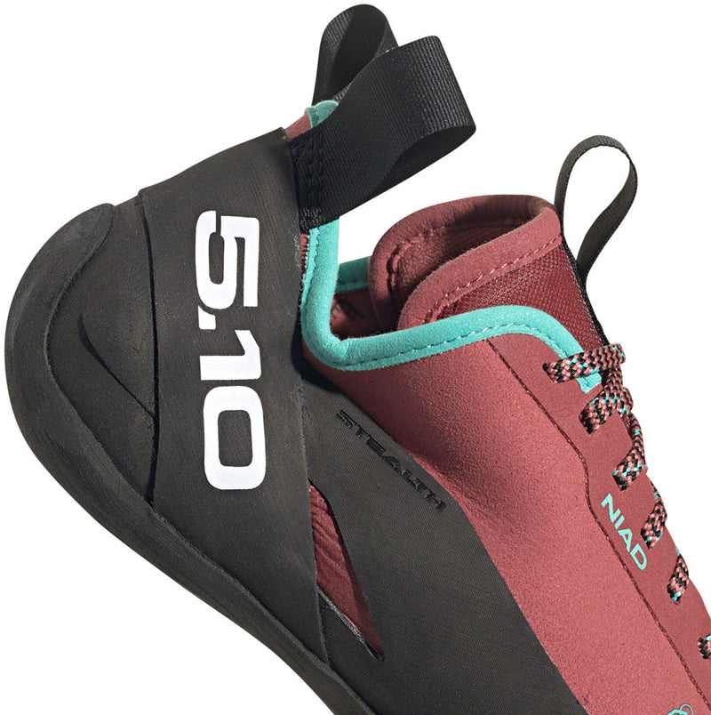 Load image into Gallery viewer, Five Ten Niad Lace Climbing Shoes - Women's, Core Black/Crew Red/Acid Mint, 7
