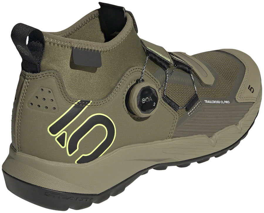 Five Ten Trailcross Pro Mountain Clipless Shoes - Men's, Green/Black/Green, 7.5