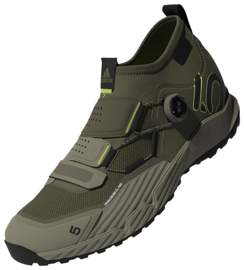 Load image into Gallery viewer, Five Ten Trailcross Pro Mountain Clipless Shoes - Men&#39;s, Green/Black/Green, 14

