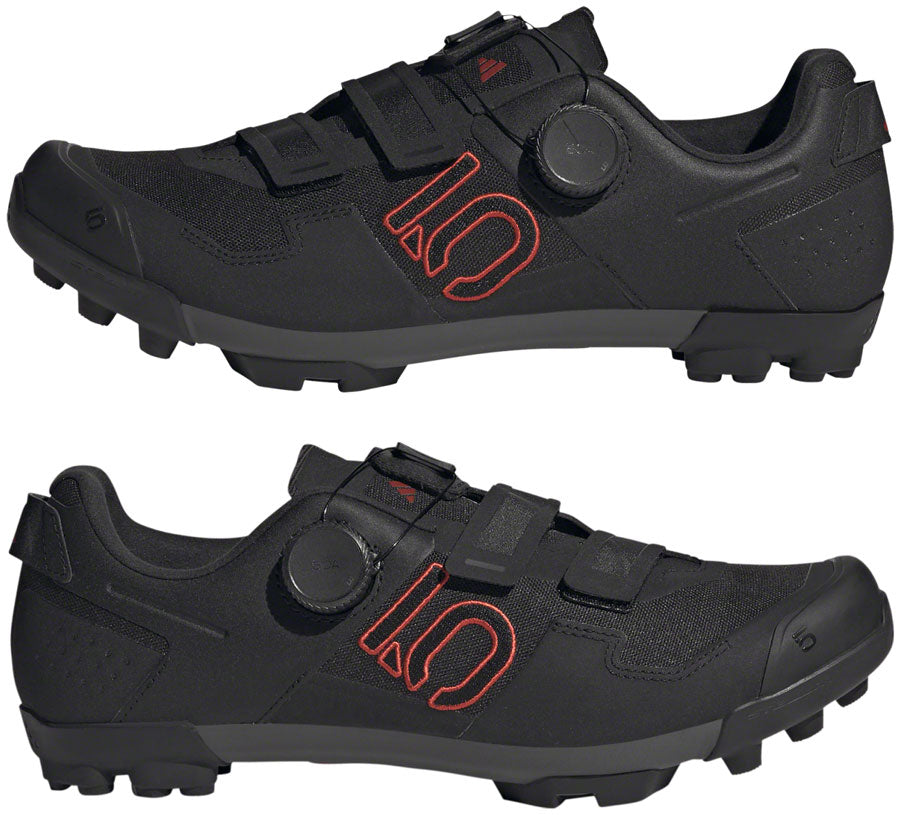 Five Ten Kestrel BOA Mountain Clipless Shoes - Men's, Core Black/Gray Six/Gray Four, 6.5