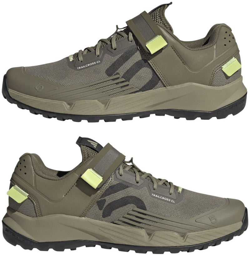 Load image into Gallery viewer, Five Ten Trailcross Mountain Clipless Shoes - Men's, Orbit Green/Carbon/Core Black, 7
