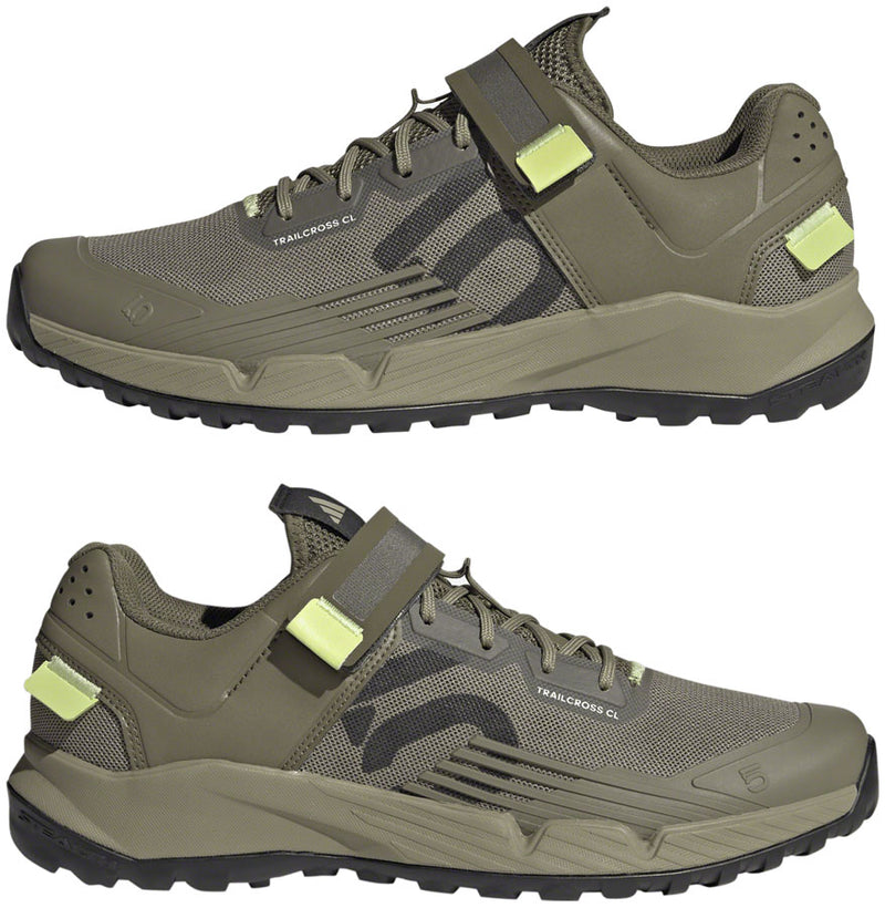 Load image into Gallery viewer, Five Ten Trailcross Mountain Clipless Shoes - Men&#39;s, Orbit Green/Carbon/Core Black, 7
