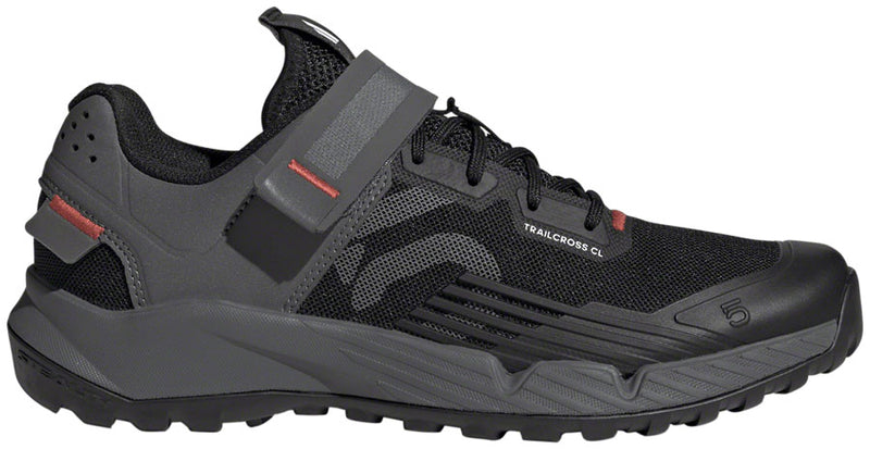 Load image into Gallery viewer, Five Ten Trailcross Mountain Clipless Shoes - Women&#39;s, Core Black/Gray Three/Red, 7.5
