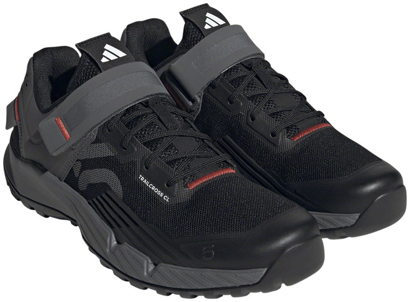 Load image into Gallery viewer, Five Ten Trailcross Mountain Clipless Shoes - Women&#39;s, Core Black/Gray Three/Red, 5.5
