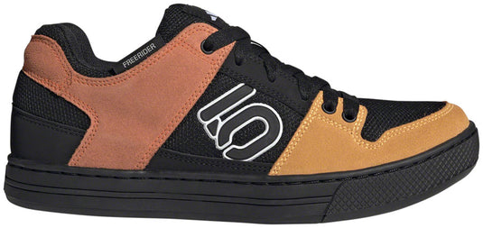 Five Ten Freerider Flat Shoes - Men's, Core Black/Ftwr White/Impact Orange, 8