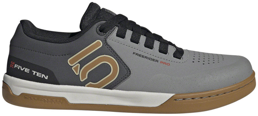 Five Ten Freerider Pro Flat Shoes - Men's, Gray Three/Bronze/Core Black, 6