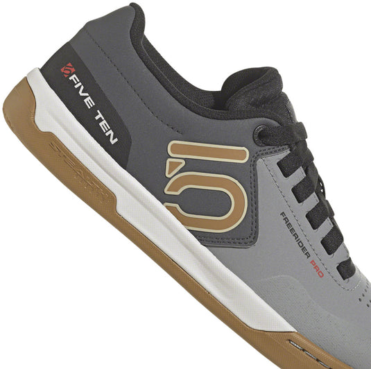 Five Ten Freerider Pro Flat Shoes - Men's, Gray Three/Bronze/Core Black, 8