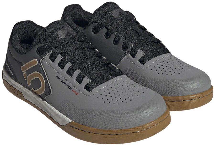 Five Ten Freerider Pro Flat Shoes - Men's, Gray Three/Bronze/Core Black, 6