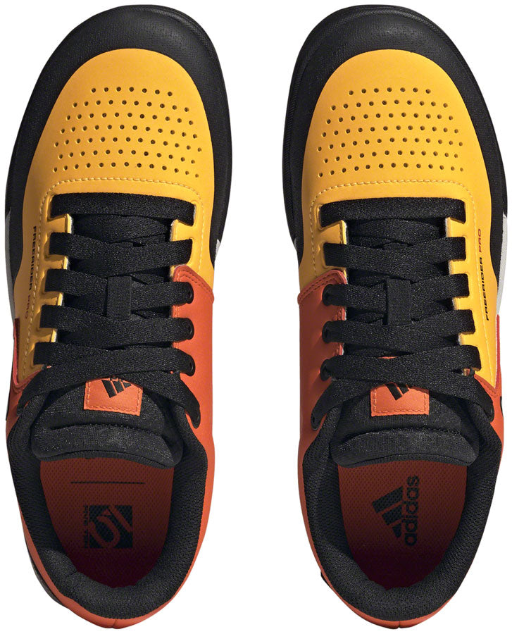 Five Ten Freerider Pro Flat Shoes - Men's, Solar Gold/Ftwr White/Impact Orange, 8.5