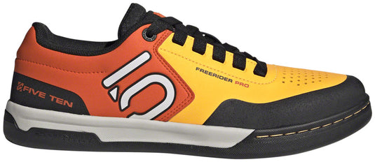 Five Ten Freerider Pro Flat Shoes - Men's, Solar Gold/Ftwr White/Impact Orange, 10.5