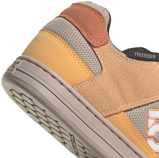 Five Ten Freerider Flat Shoes - Women's, Wonder Taupe/Ftwr White/Acid Orange, 7.5