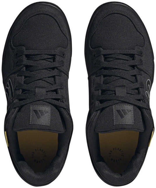 Five Ten Freerider Canvas Flat Shoes - Men's, Core Black/Dgh Solid Gray/Gray Five, 11