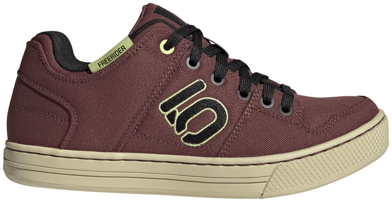 Load image into Gallery viewer, Five Ten Freerider Canvas Flat Shoes - Women's, Quiet Crimson/Core Pulse Lime, 9.5
