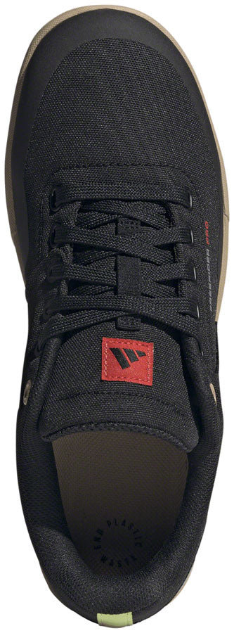 Five Ten Freerider Pro Canvas Flat Shoes - Men's, Core Black/Carbon/Red, 11.5