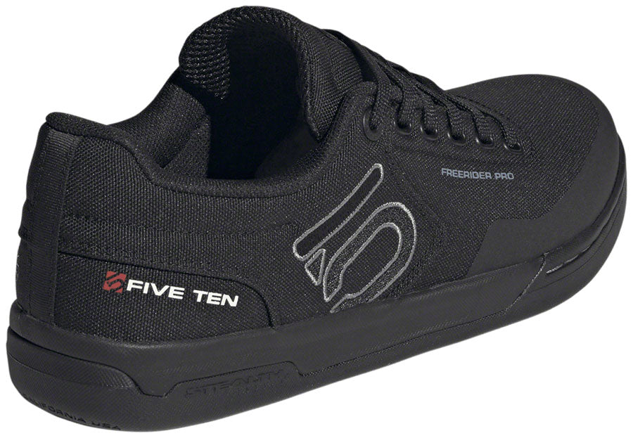 Five Ten Freerider Pro Canvas Flat Shoes - Men's, Core Black/Gray Three/Ftwr White, 12