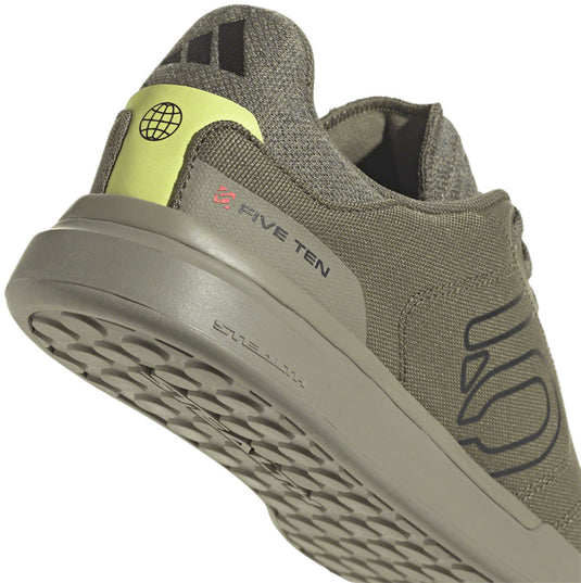 Five Ten Sleuth Deluxe Canvas Flat Shoes - Men's, Focus Olive/Core Black/Orbit Green, 10.5