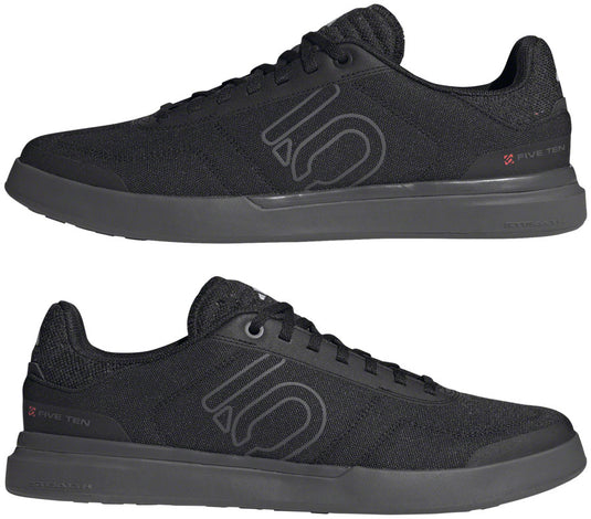 Five Ten Sleuth Deluxe Canvas Flat Shoes - Men's, Core Black/Gray Five/Ftwr White, 10.5