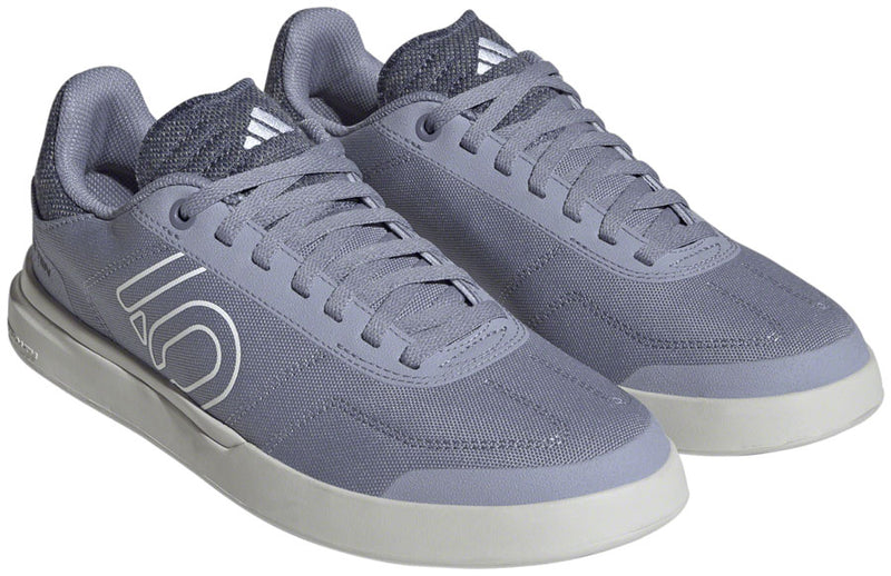 Load image into Gallery viewer, Five-Ten-Sleuth-DLX-Canvas-Flat-Shoes-Women's-Silver-Violet-Ftwr-White-Coral-Fusion-Silver-Violet-Ftwr-White-Coral-10.5-Flat-Pedal-Shoes
