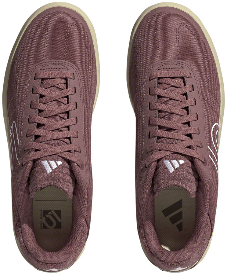 Load image into Gallery viewer, Five Ten Sleuth Deluxe Canvas Flat Shoes - Women's, Quiet Crimson/Ftwr White/Core Black, 9.5
