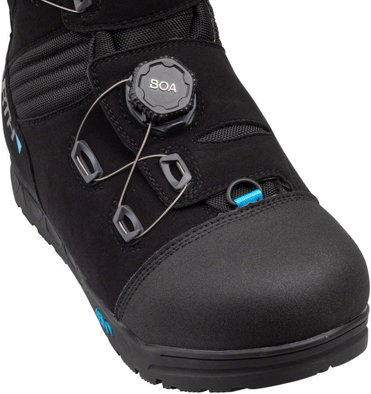 45NRTH Wolfgar Cycling Boot - Black/Blue, Size 46