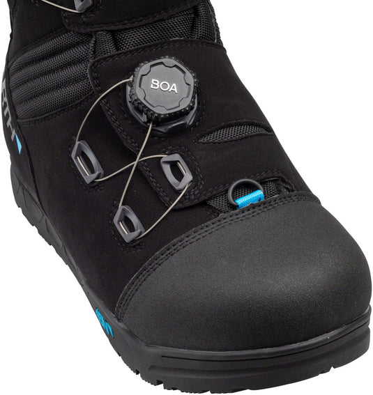 45NRTH Wolfgar Cycling Boot - Black/Blue, Size 45