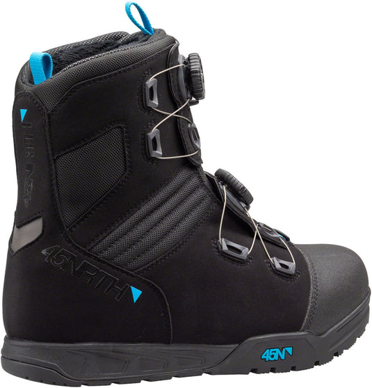 45NRTH Wolfgar Cycling Boot - Black/Blue, Size 41