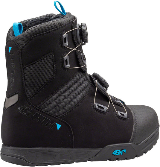 45NRTH Wolfgar Cycling Boot - Black/Blue, Size 44