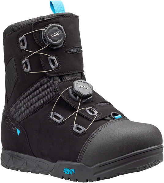 45NRTH Wolfgar Cycling Boot - Black/Blue, Size 47