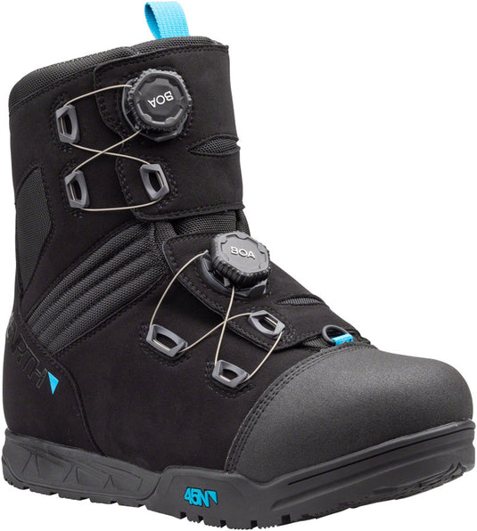 45NRTH Wolfgar Cycling Boot - Black/Blue, Size 45