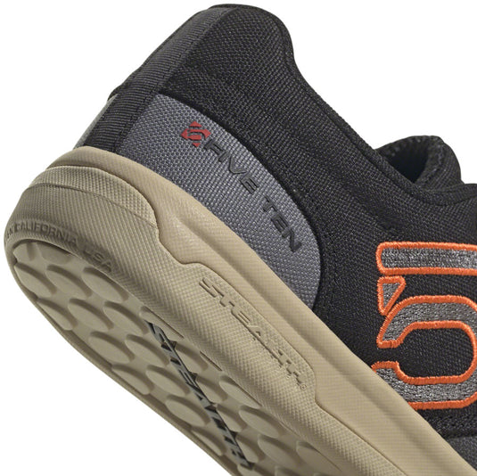 Five Ten Freerider Pro Canvas Flat Shoes - Women's, Gray Six/Gray Four/Impact Orange, 8.5