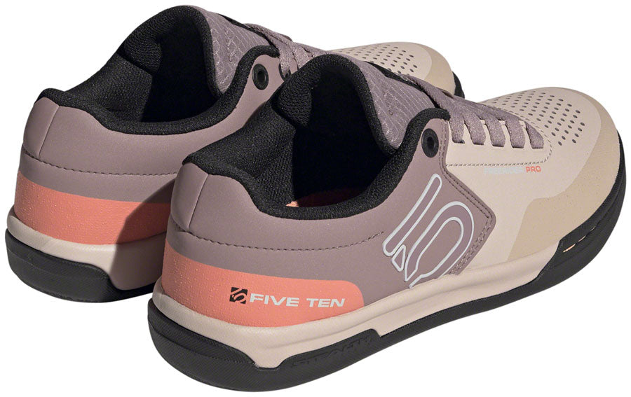 Five Ten Freerider Pro Flat Shoes - Women's, Wonder Taupe/Gray One/Acid Orange, 9