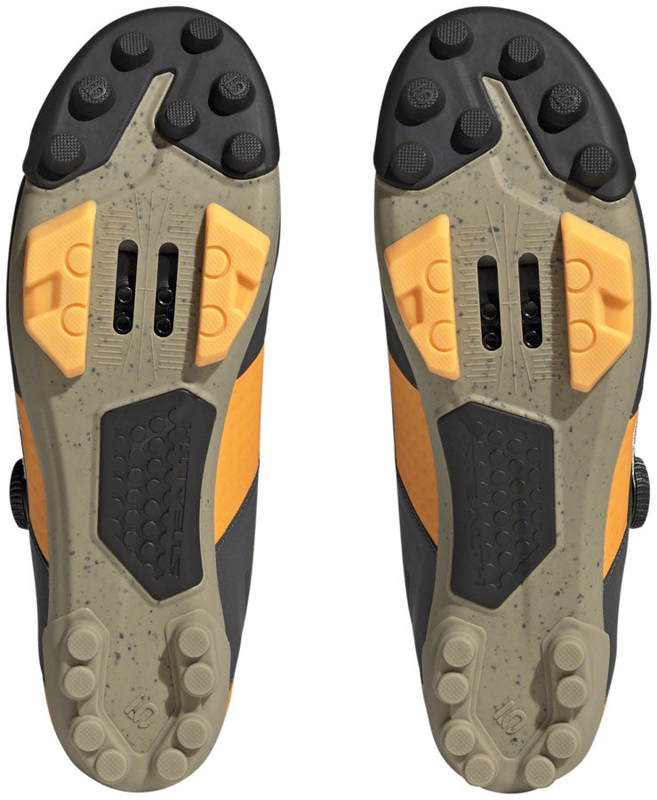Five Ten Kestrel BOA Mountain Clipless Shoes - Men's, Core Black/Ftwr White/Impact Orange, 10.5
