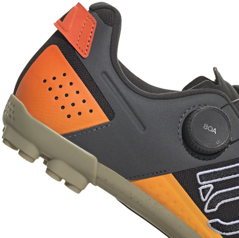 Load image into Gallery viewer, Five Ten Kestrel BOA Mountain Clipless Shoes - Men's, Core Black/Ftwr White/Impact Orange, 13
