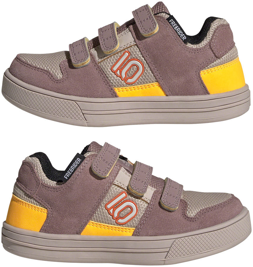 Five Ten Freerider VCS Flat Shoes - Kid's, Wonder Taupe/Gray One/Solar Gold, 4