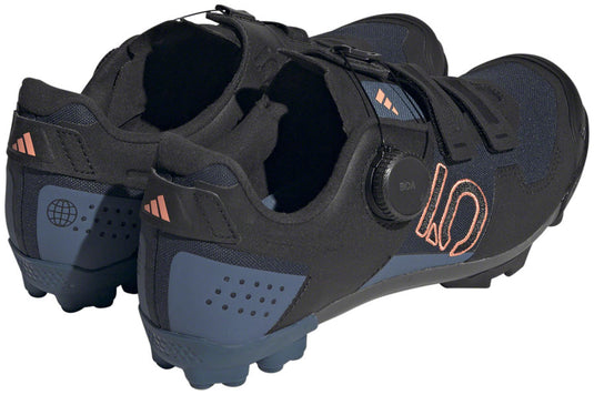 Five Ten Kestrel BOA Mountain Clipless Shoes - Women's, Legend Ink/Core Black/Coral Fusion, 9.5