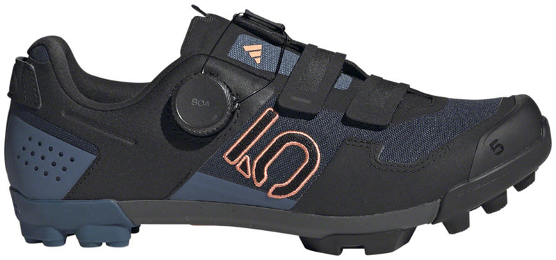 Load image into Gallery viewer, Five Ten Kestrel BOA Mountain Clipless Shoes - Women&#39;s, Legend Ink/Core Black/Coral Fusion, 7
