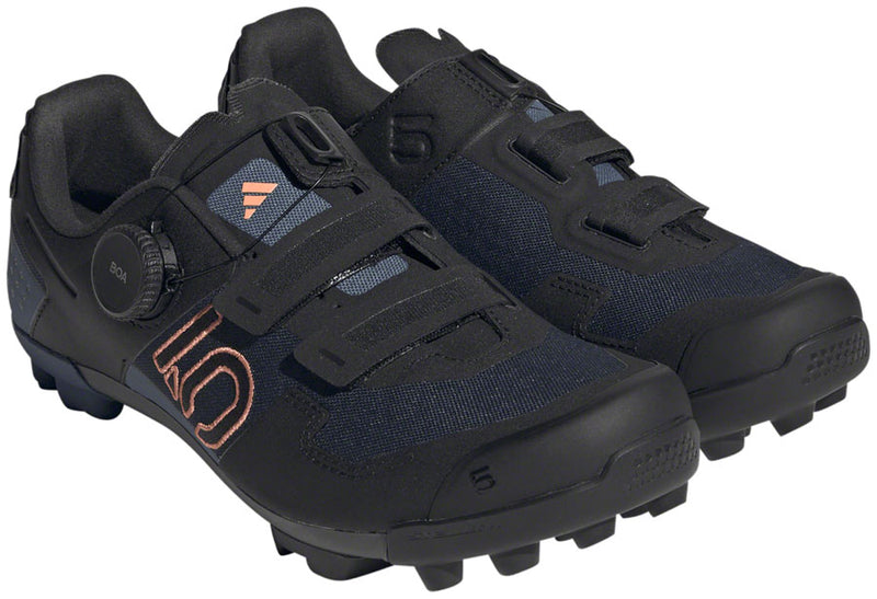 Load image into Gallery viewer, Five Ten Kestrel BOA Mountain Clipless Shoes - Women&#39;s, Legend Ink/Core Black/Coral Fusion, 7.5
