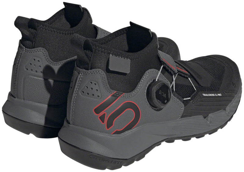 Load image into Gallery viewer, Five Ten Trailcross Pro Mountain Clipless Shoes - Women&#39;s, Gray Five/Core Black/Red, 7
