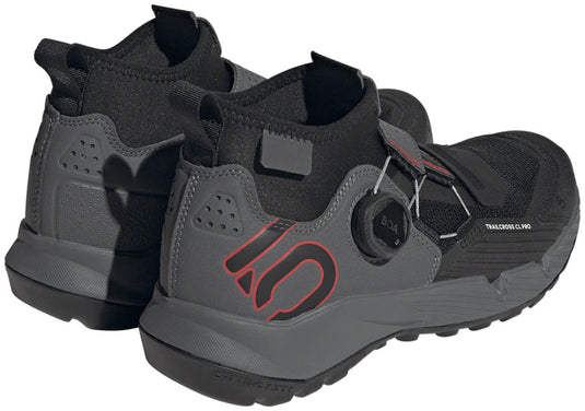 Five Ten Trailcross Pro Mountain Clipless Shoes - Women's, Gray Five/Core Black/Red, 8.5